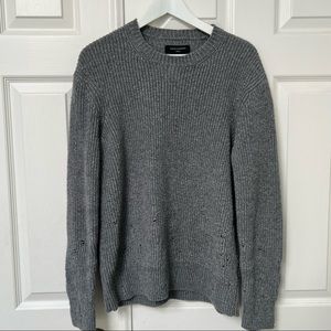 All Saints Distressed Sweater Size Small
